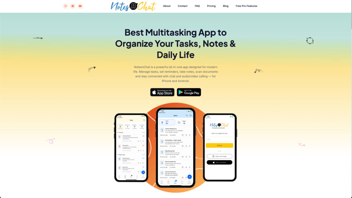NotesnChat Releases Application Combining Task Management, Notes, and Secure Communication