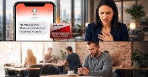 Half of separating couples now face the family court with no lawyer, so a new free tool helps them fight less by text