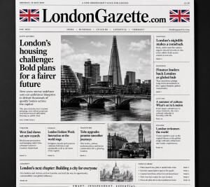 London’s Daily Newspaper Era Has Changed—LondonGazette.com Is Ready to Help Define What Comes Next