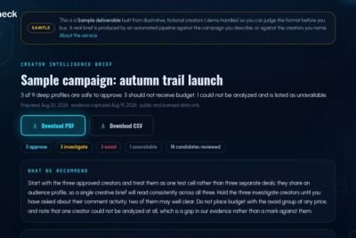 EngageCheck Launches Automated Creator Intelligence for Agencies