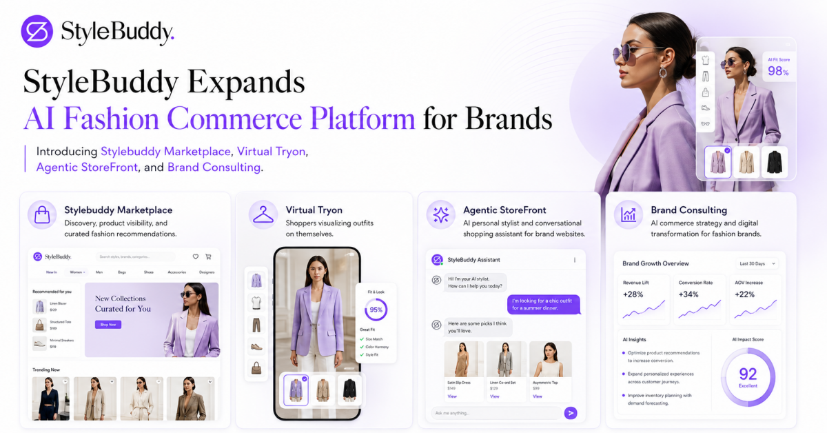 StyleBuddy Launches Expanded AI Fashion Commerce Platform for Fashion Brands
