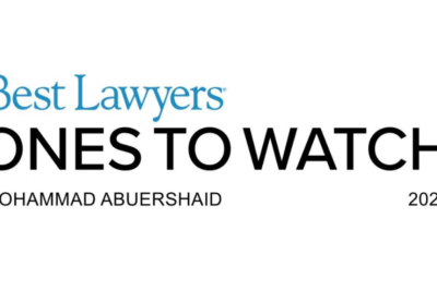 Attorney Mohammad Abuershaid Named to Best Lawyers: Ones to Watch in America