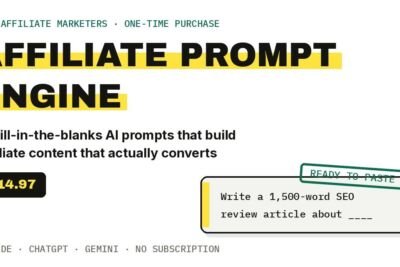 Newly Launched Tool Enables Independent Affiliate Marketers to Achieve Professional Output Using Free AI Chatbots