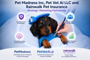 Pet Madness Inc, PetVetAI LLC and Rainwalk Pet Insurance Form Strategic Marketing Partnership