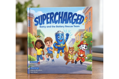 New Children’s Book SUPERCHARGED! Batty and the Battery Rescue Team Takes Aim at a Growing Battery Fire Problem