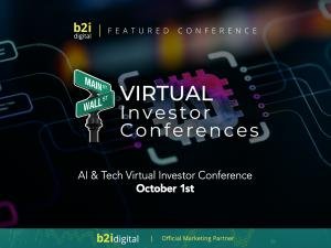 AI & Tech Companies Present Live and Take Investor Meetings at the October 1 Virtual Investor Conference