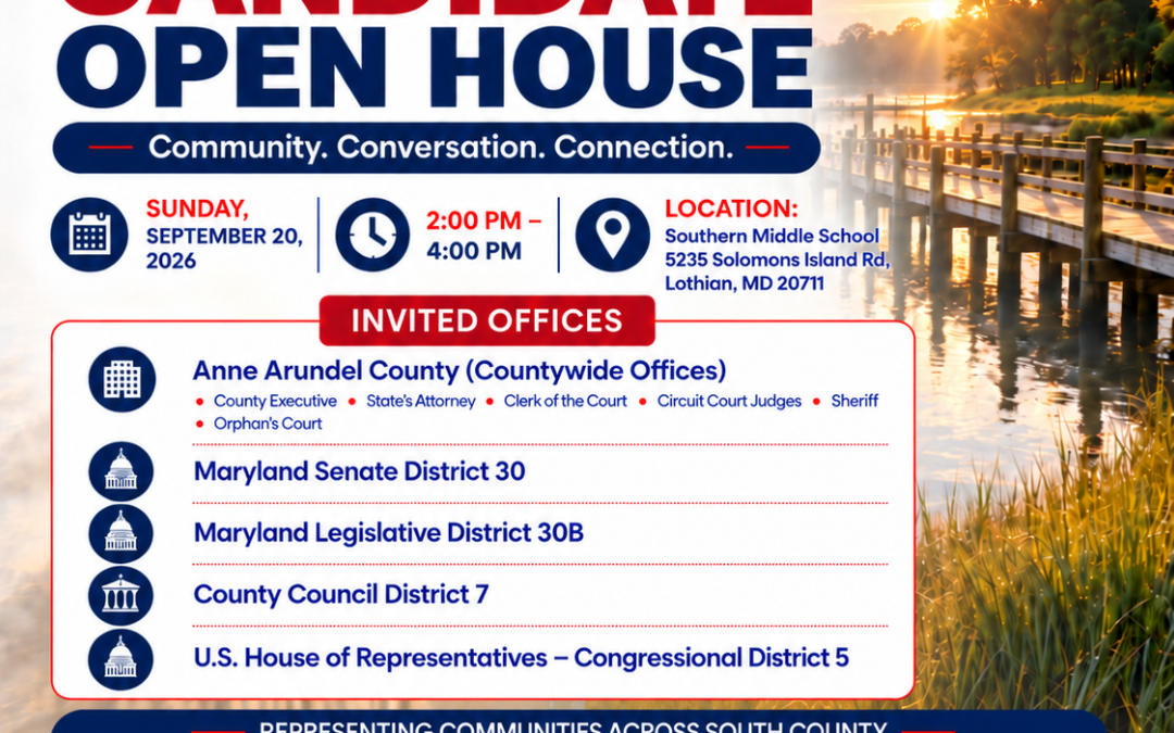 We Are Lothian and Caucus of African American Leaders to Host South County Candidate Open House Ahead of 2026 Elections