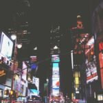 Times Square at night