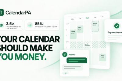 CalendarPA reports 3.5x user growth in six months as pros turn time into revenue