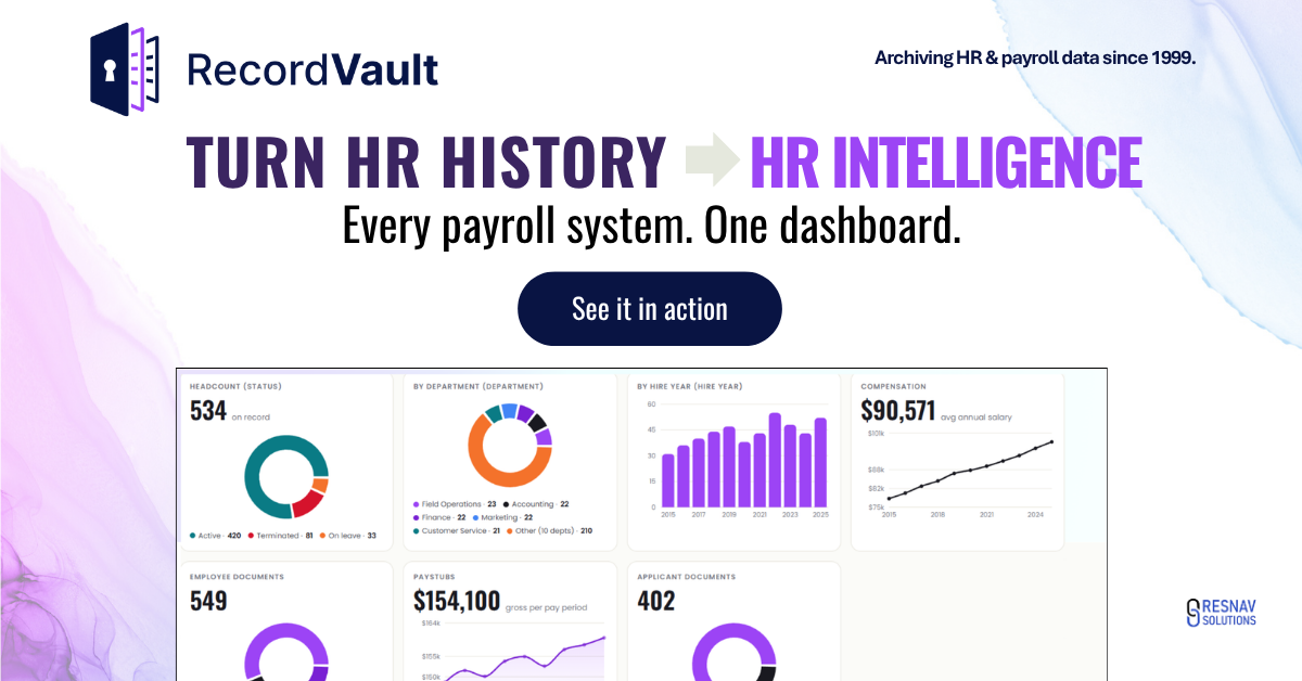 ResNav’s RecordVault turns dusty payroll archives into a live decision-making tool