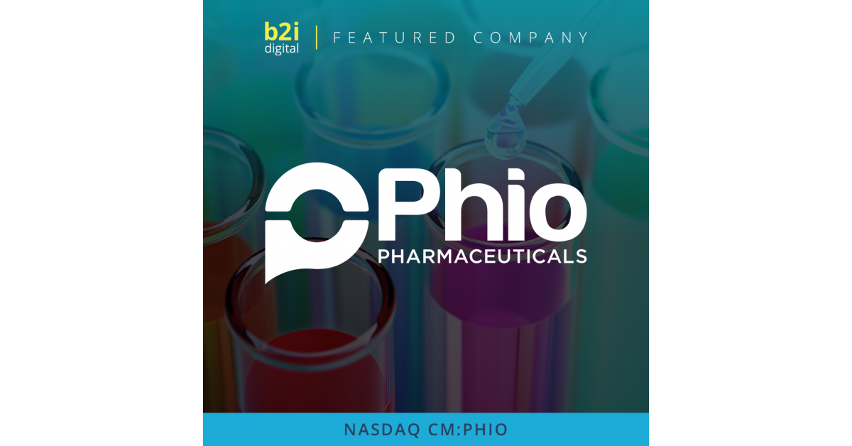 Phio Pharmaceuticals set to showcase at NIBA’s 153rd Conference