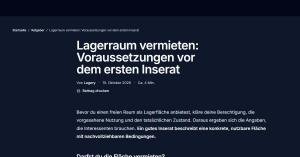 Lagery targets German storage landlords with new checklists and pricing tools