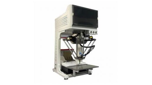 Delta robot cells swap mechanical tracks for software to handle high-mix assembly