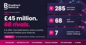 BroadbandSwitch.uk's Fibre Tycoon Game Lets Players Build UK's Full Fibre Network