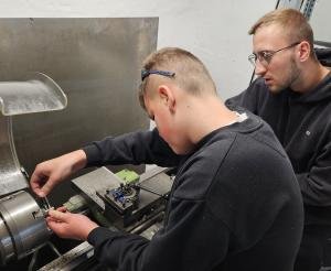 HERO CNC precision machining hires two new apprentices after Halle fair