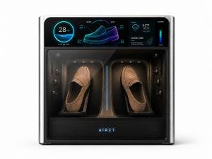 AiRET’s AX1 shoe care appliance decides how to clean each pair on its own