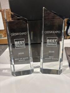 ColorCraft-designed Origin Acoustics booth wins two top awards at CEDIA Expo 2026